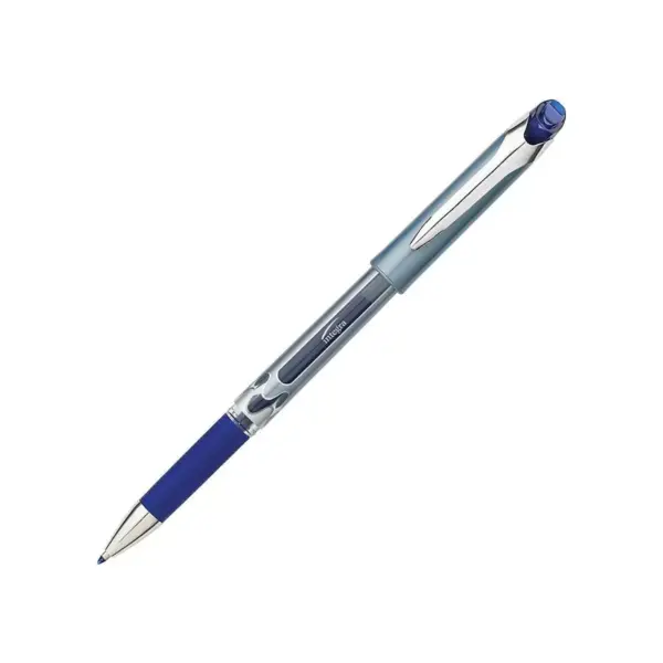 Integra Gel Stick Pen Rubber Grip .7mm 1DZ Chrome Clip BE Ink 39060