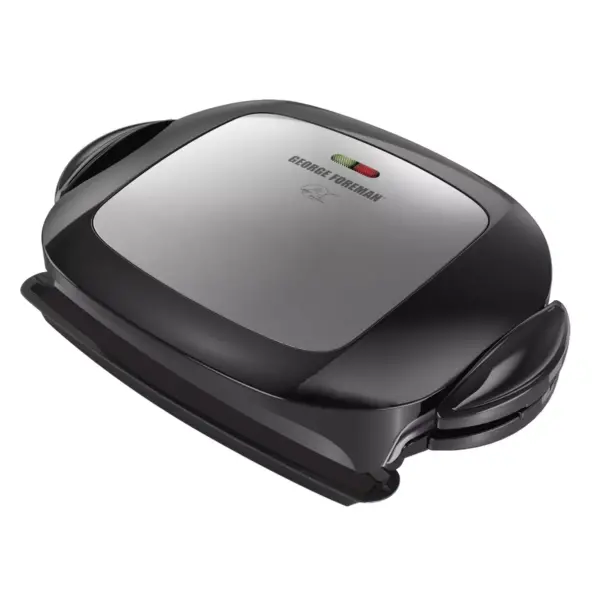 George Foreman 5-Serving Removable Plate Grill and Panini Press - Black GRP472P