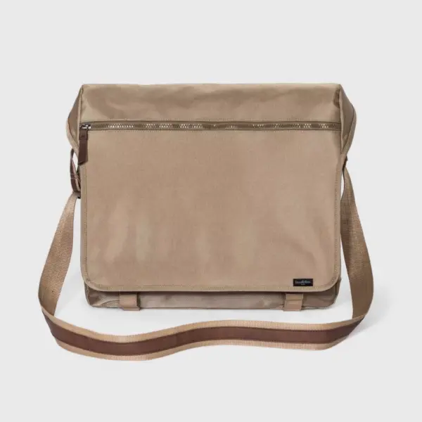 Men's Ballistic Weave Messenger Bag - Goodfellow & Co™ Khaki