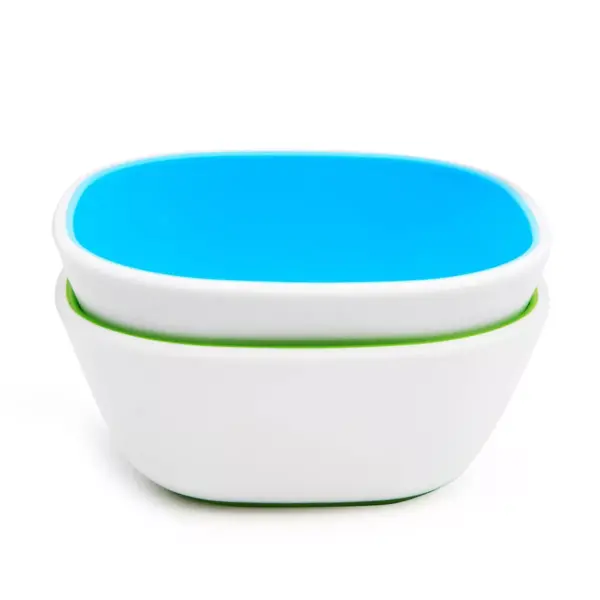 Munchkin Splash Toddler Bowls - 2pk - Blue/Green