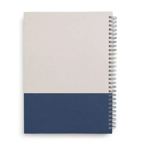 TRU RED Medium Hard Cover Ruled Notebook, Gray/Blue TR55740