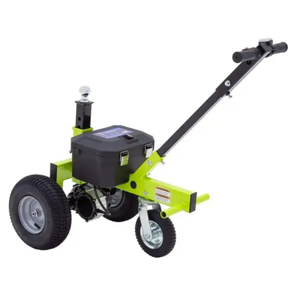 Tow Tuff TMD-35ETD8 Adjustable 3500 Lbs Capacity Electric Utility Trailer Dolly, Green