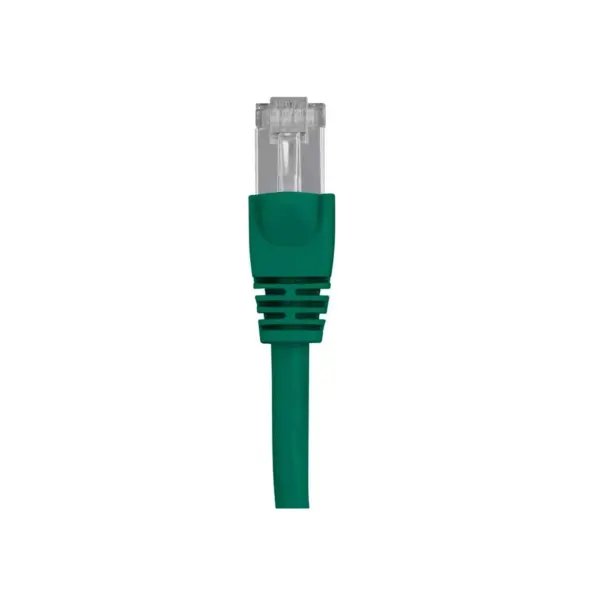 Monoprice Cat6A Ethernet Patch Cable - 20 Feet - Green | Network Internet Cord - RJ45, 550Mhz, STP, Pure Bare Copper Wire, 10G, 26AWG