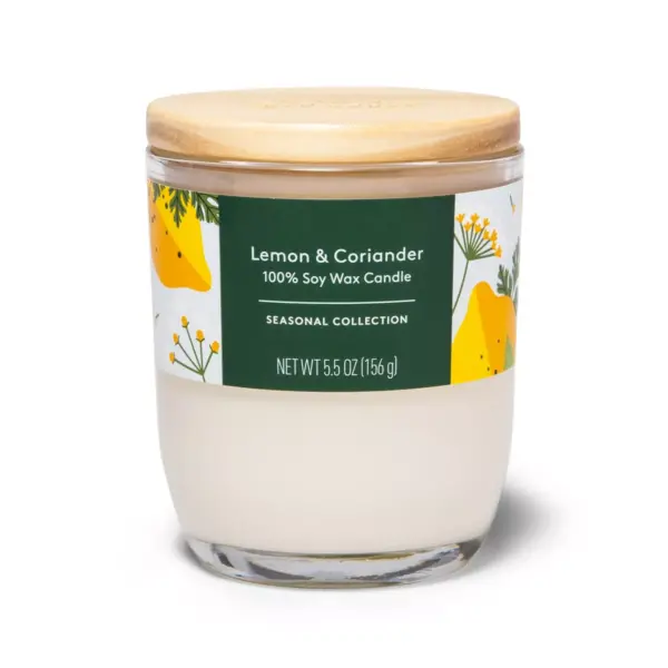 Lemon & Coriander Candle - 5.5oz - Everspring™