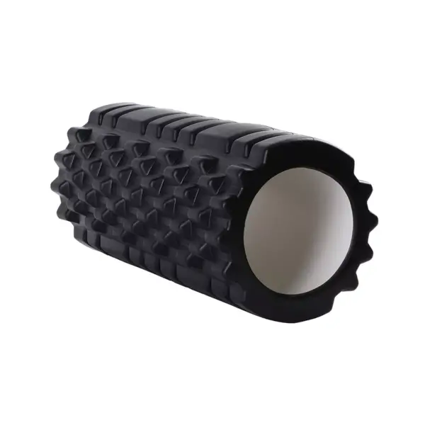 HolaHatha Portable Hollow High Density EVA Foam Muscle Roller for Deep Tissue Back Massage, Calf Therapy, Glute Massaging, Back Pain, and Leg Recovery