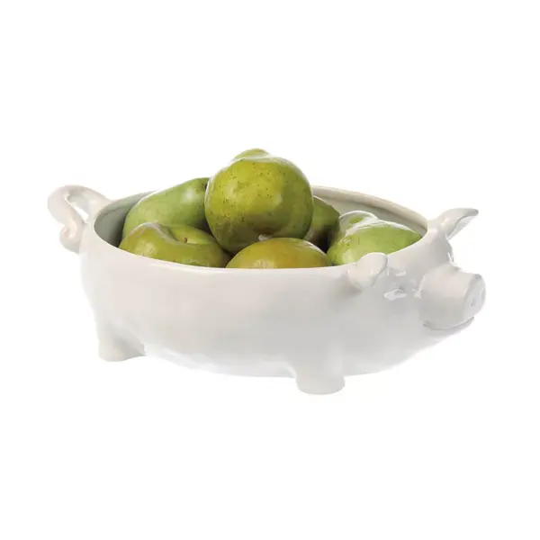 3R Studios 12.5in Ceramic Bowl - White