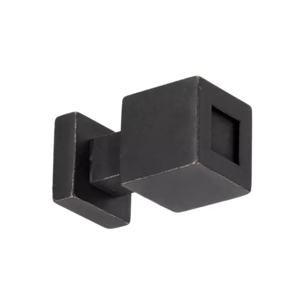 Sumner Street Home Hardware 0.625 4pc Knob Oil-Rubbed Bronze Rhombus Cube