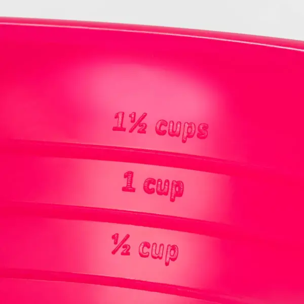 Plastic Dog Bowl - Pink - Sun Squad™