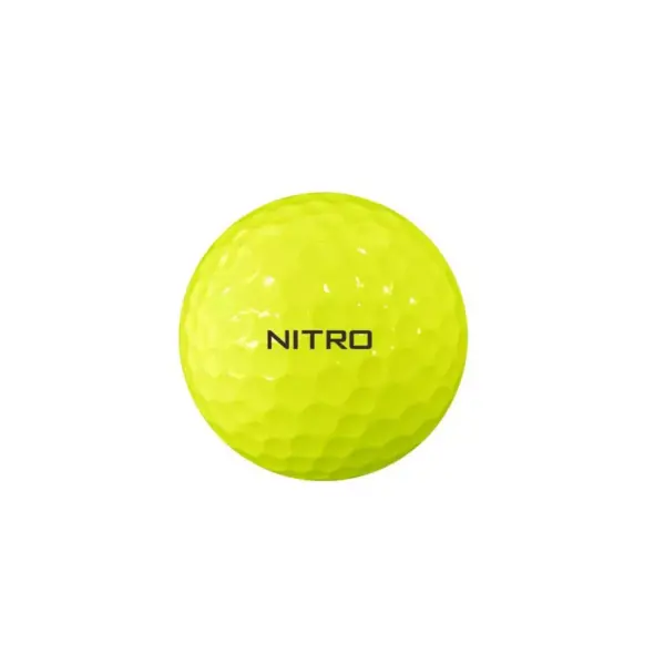 Nitro Golf Crossfire Golf Balls Yellow - 45pc