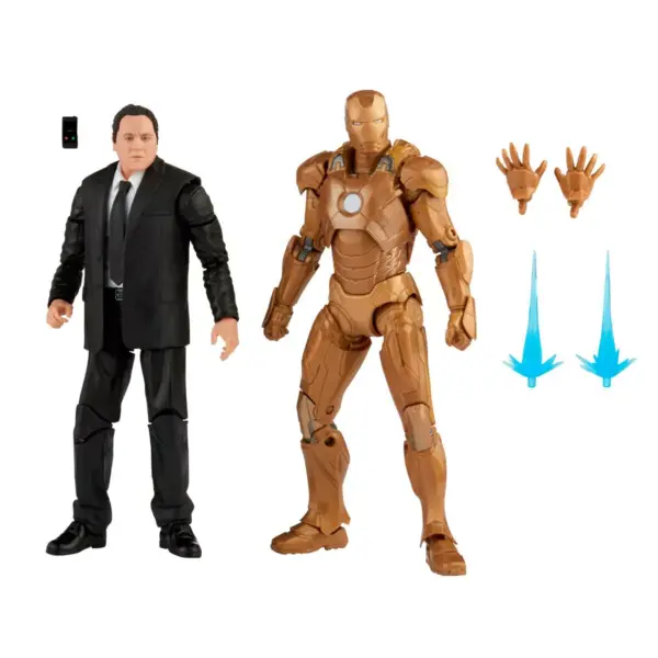 Hasbro Marvel Legends Series 6" Happy Hogan and Iron Man Mark 21 (Target Exclusive)