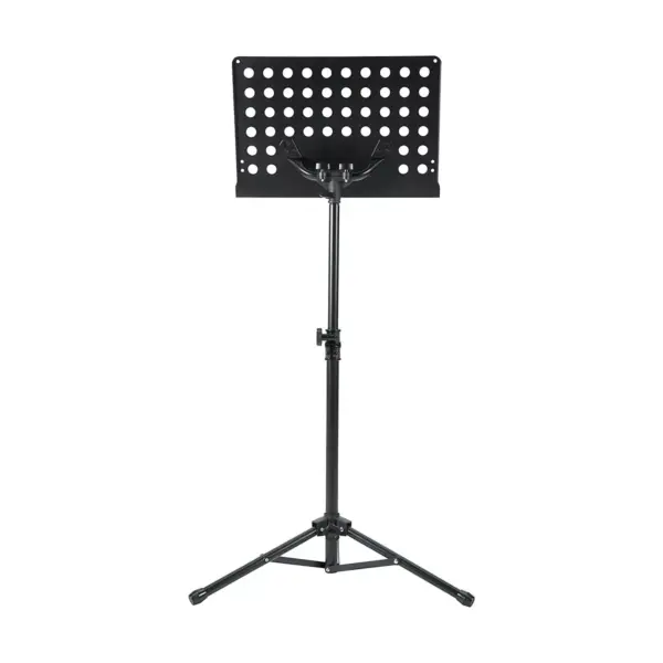 Musician's Gear Perforated Tripod Orchestral Music Stand Black