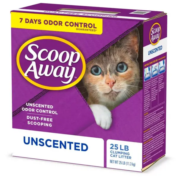 Scoop Away Super Clump Clumping Cat Litter Unscented - 25lb