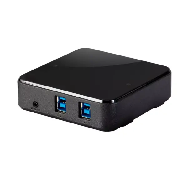 Monoprice 2x4 USB 3.1 Gen1 Peripheral Sharing Switch, Allows 2 Computers To Share 4 USB 3.1 Gen1 Devices