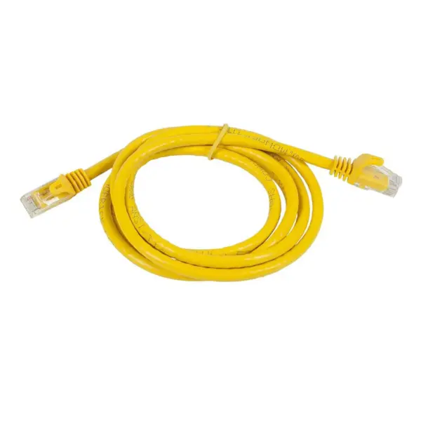 Monoprice Cat5e Ethernet Patch Cable - 14 Feet - Yellow | Network Internet Cord - Snagless RJ45, Stranded, 350Mhz, UTP, Pure Bare Copper Wire, 24AWG -