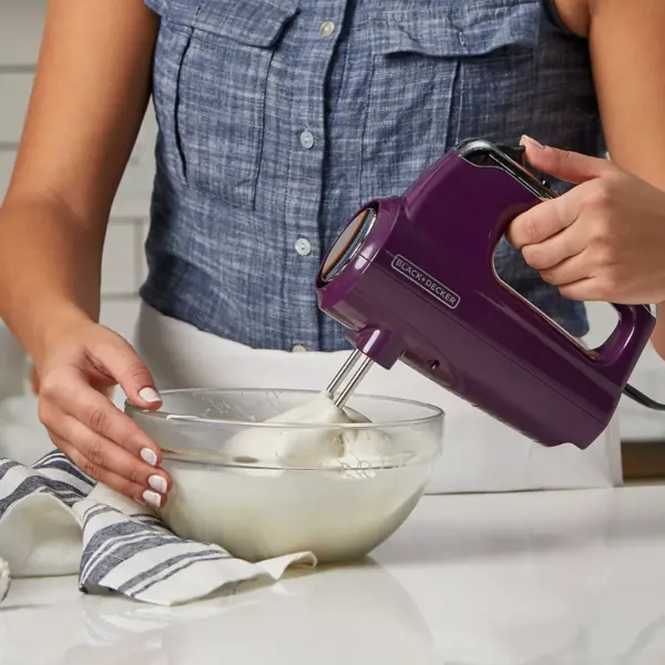 BLACK+DECKER Helix Hand Mixer - Purple MX600P