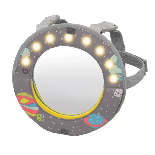 Go by Goldbug Lights & Music Flip Mirror