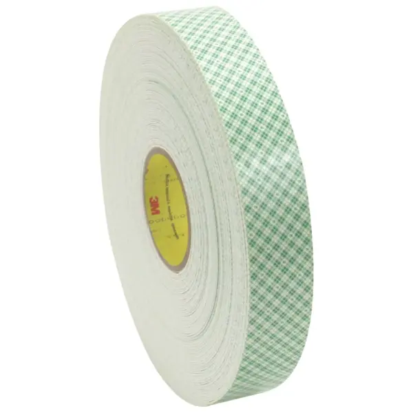 3M 4016 Double Sided Foam Tape 1/2" x 5 yds. 1/16" Natural 1/Case T9534016R