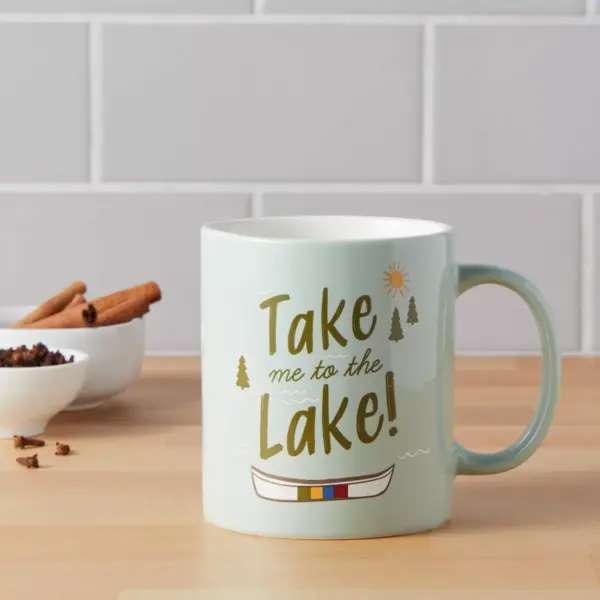 15oz Stoneware Take Me To the Lake Mug - Room Essentials™