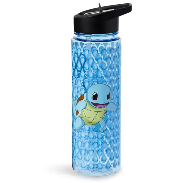 Just Funky Pokemon Squirtle 16oz Water Bottle - BPA-Free Reusable Drinking Bottles