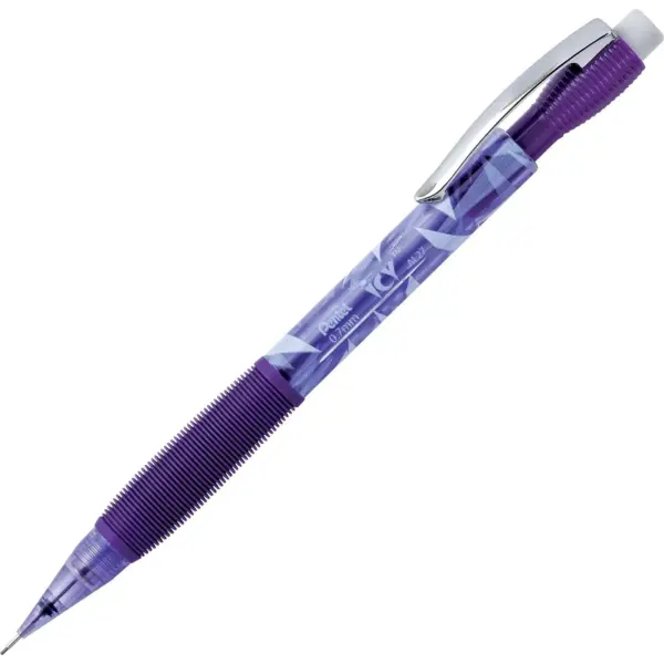 Pentel Icy Mechanical Pencil .7mm Trans Violet Dozen AL27TV