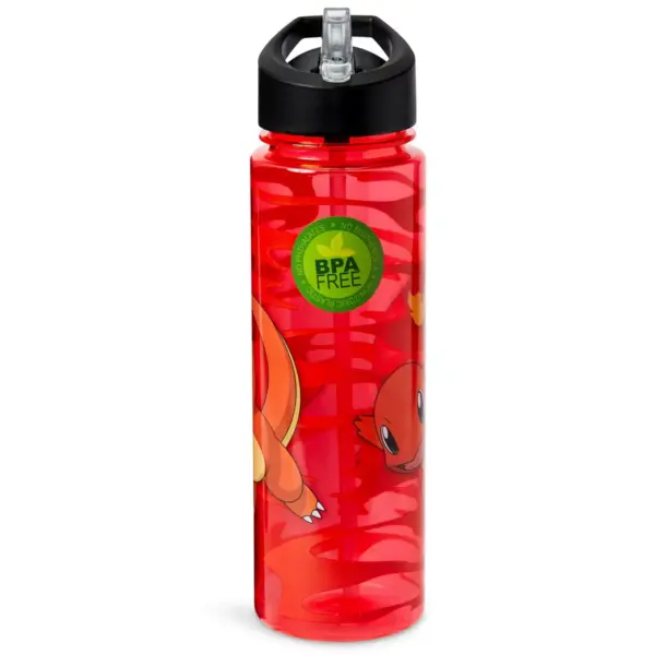 Just Funky Pokemon Charmander 16oz Water Bottle - BPA-Free Reusable Drinking Bottles