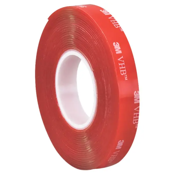 3M 4910 VHB™ Tape 40.0 Mil 1" x 5 yds Clear 1/Case VHB491001R