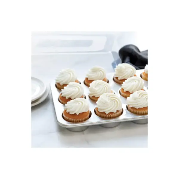 Nordic Ware Naturals® 12 Cavity Muffin Pan with High-Domed Lid