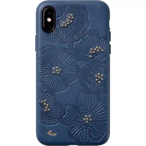 LAUT Apple iPhone XS Max Flora Case - Blue