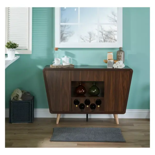 Hamby Transitional Buffet Dark Walnut - HOMES: Inside + Out