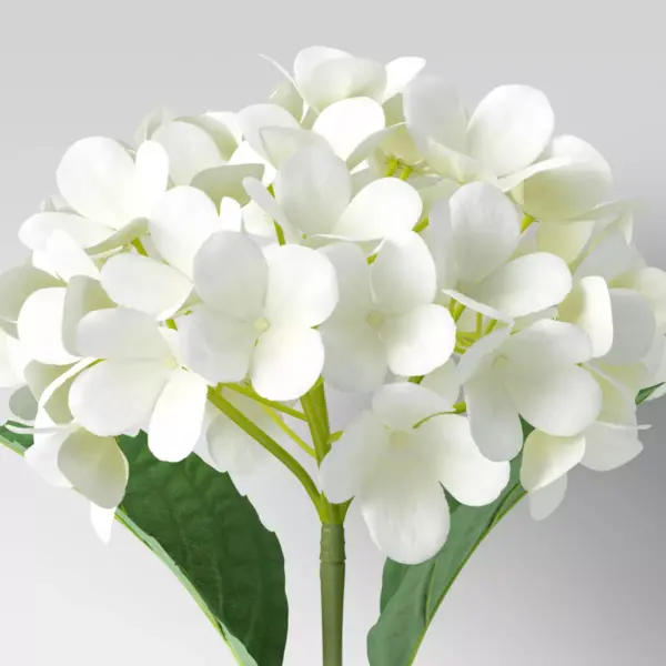 24" Artificial Hydrangea Plant Stem Arrangement White - Threshold™