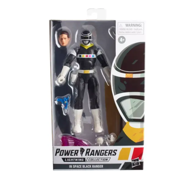 Power Rangers Lightning Collection In Space Black Ranger Figure