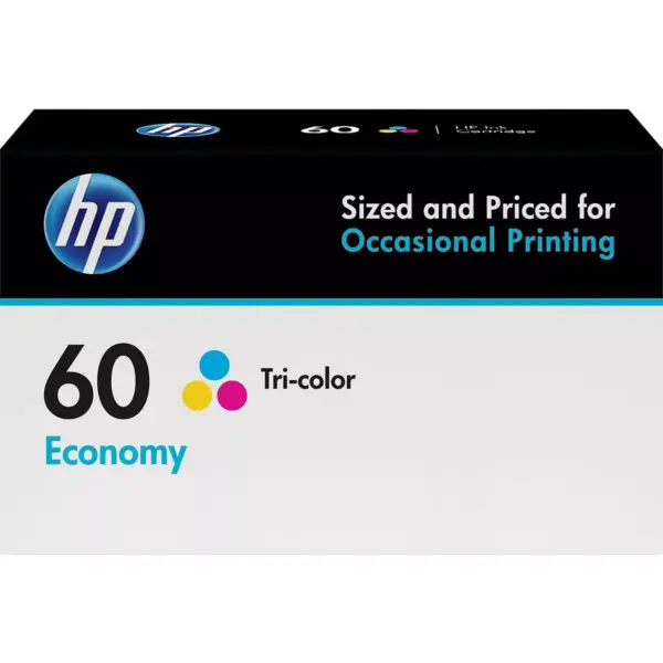 HP Inc. HP 60 Tricolor Economy Ink Cartridge (B3B06AN)