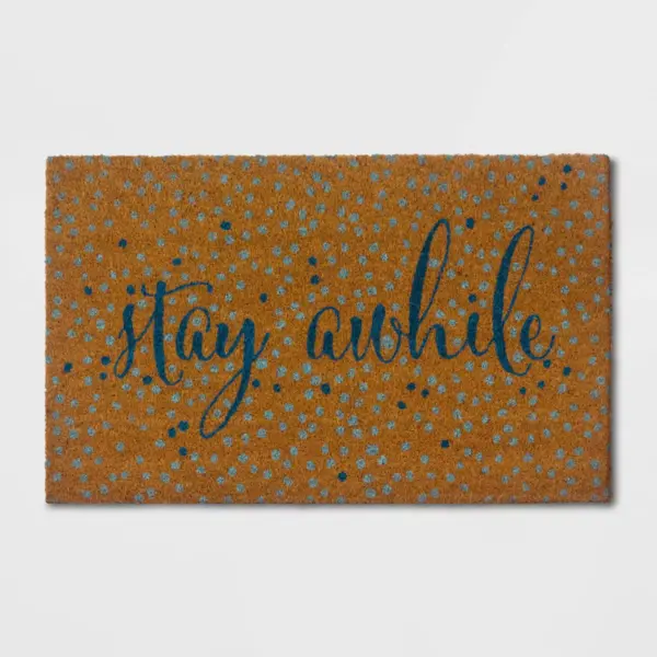 Stay Awhile Doormat Blue/Beige - Opalhouse™