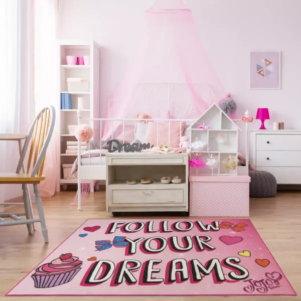 Nickelodeon JoJo Siwa 5'x7' Follow Your Dreams Rug