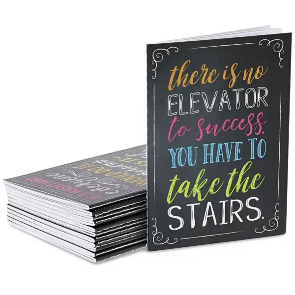 24-Pack Small Motivational Notebook Journals for Teachers and Students