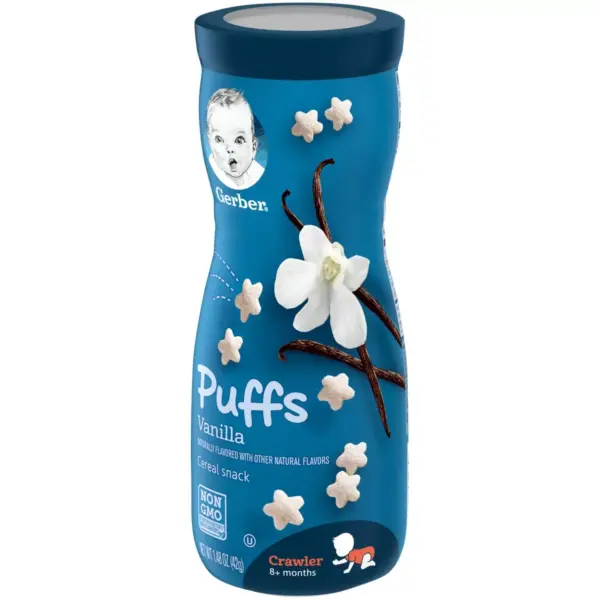 Gerber Puffs Vanilla Cereal Baby Snacks - 1.48oz