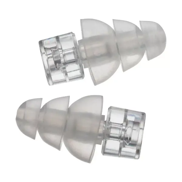 Etymotic Research ER20XS Earplug Large Fit - Clear Stem/White Tip in Clamshell