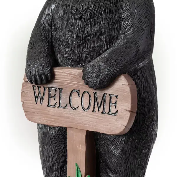 Alpine 36" Magnesium Oxide Welcome Bear Statue