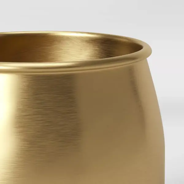 6" x 6" Brass Planter Gold - Threshold™