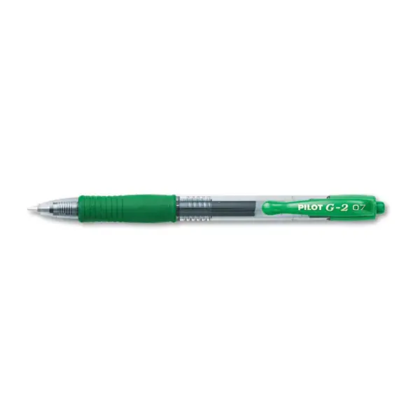 Pilot 12ct G2 Retractable Gel Ink Fine Point 0.7mm Green