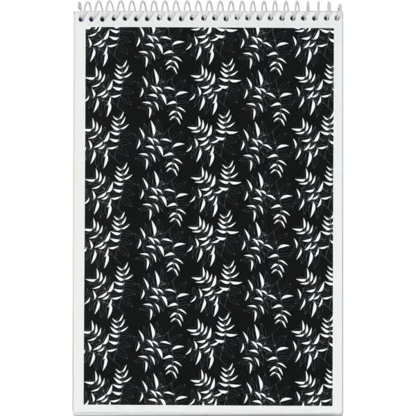 TOPS Designer Steno Pads 6" x 9" Gregg Ruled Black/White 80 Sheets/Pad 80230