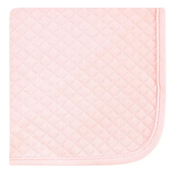 Hudson Baby Infant Girl Quilted Cotton Washcloths, Girl Forest, One Size