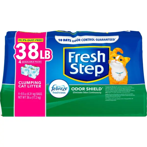 Fresh Step Scented Odor Shield Cat Litter - 38lb