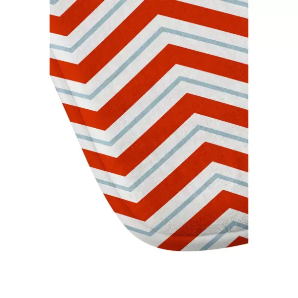 24"x36" Peppermint Bath Mat Red - Deny Designs