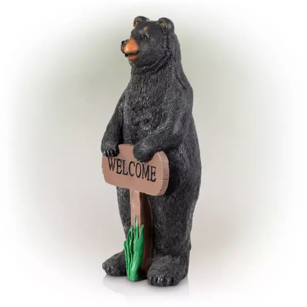 Alpine 36" Magnesium Oxide Welcome Bear Statue