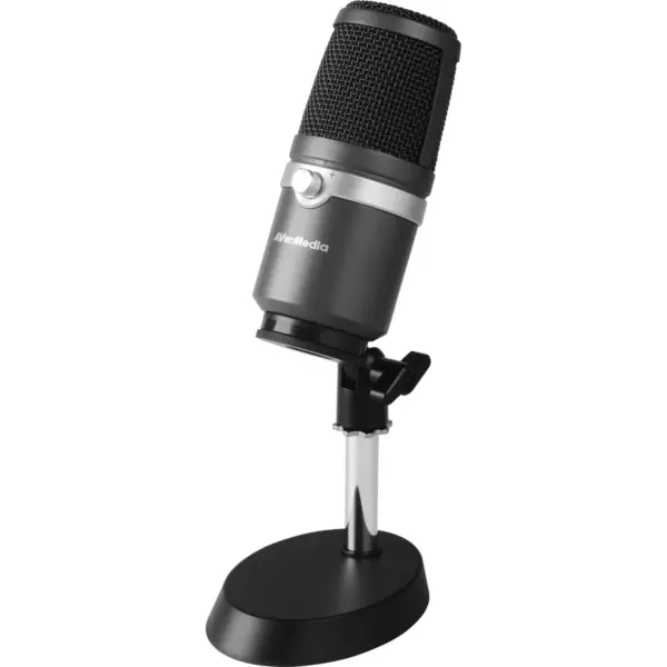 AVerMedia AM310 USB Microphone, Black / Grey