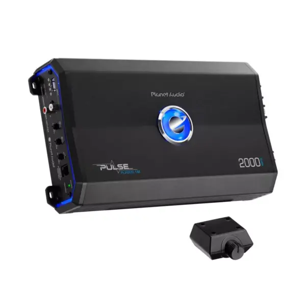 Planet Audio PL2000.1M 2000W A/B Mono Power Car Amplifier w/ Remote (4 Pack)