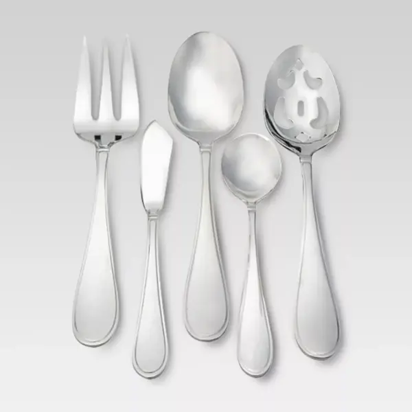 Evanston Silverware Set 45-pc. Stainless Steel - Threshold™