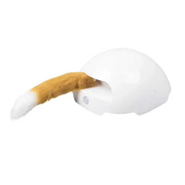 Premier Pet Fox Den Automatic Cat Toy - White