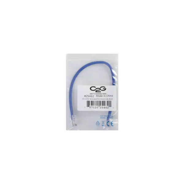 C2G 5ft Cat5e Non-Booted Unshielded Network Patch Ethernet Cable - Blue - Category 5e for Network Device - RJ-45 Male - RJ-45 Male - 5ft - Blue